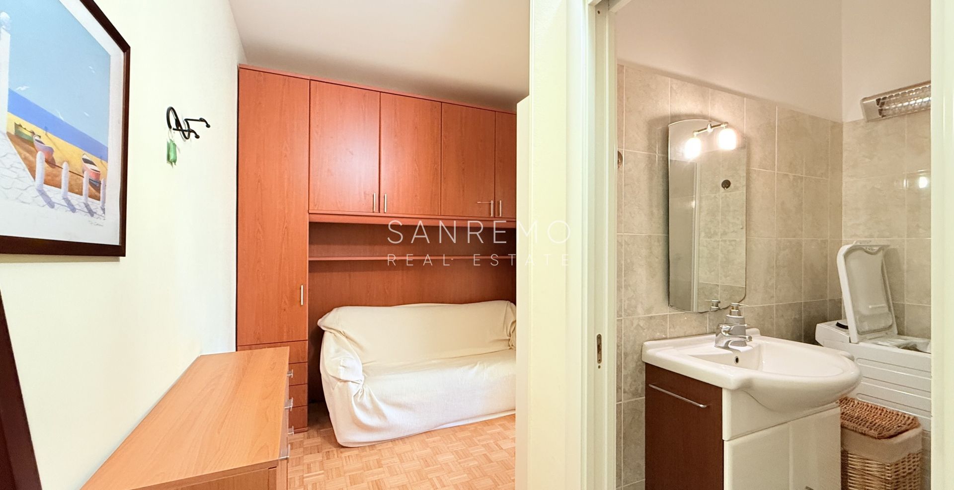 Просторная студия с террасой в нескольких шагах от казино